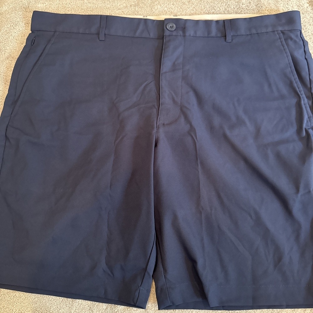 Straight Down SHORTS Performance GOLF  Mens Size 38 NAVY Blue Stretch